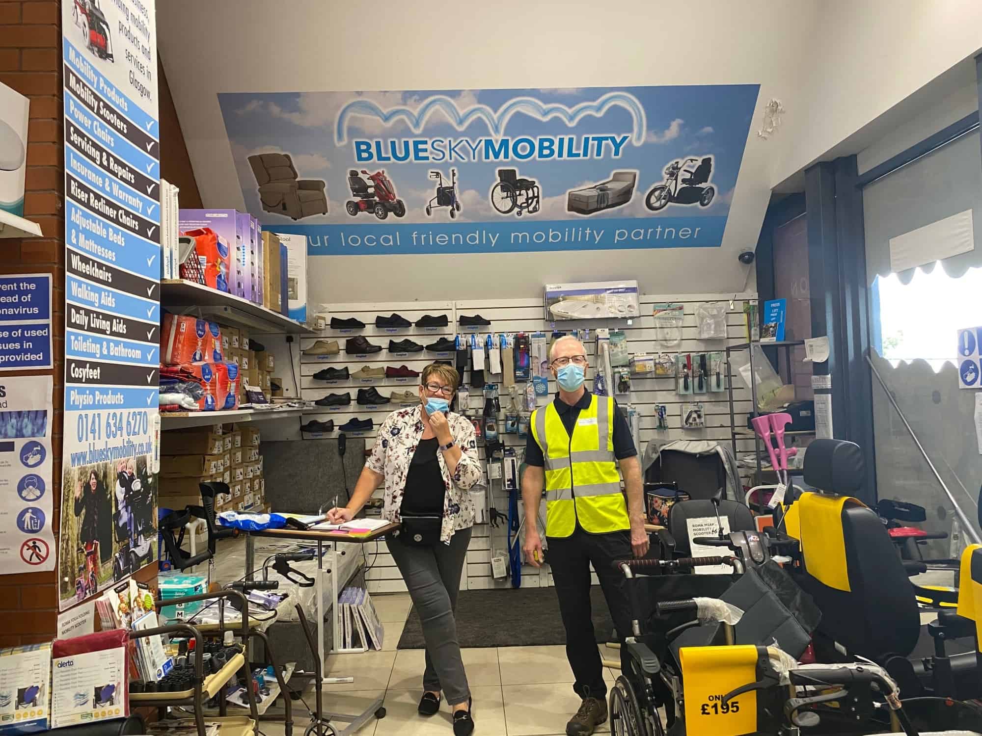 Blue Sky Mobility The Shopping Centre, Glasgow