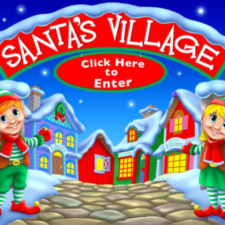 Play in our online Santa’s Village