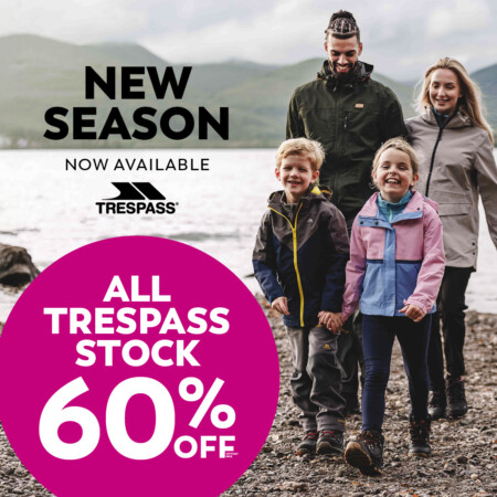 60% OFF Trespass Stock