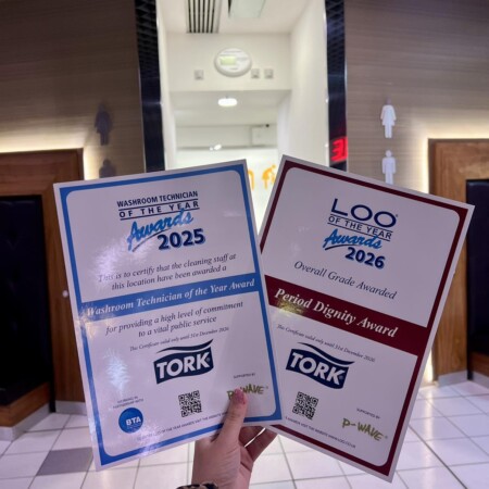 The Forge Shopping Centre Flushed with Success After Victory at Loo of the Year Awards!