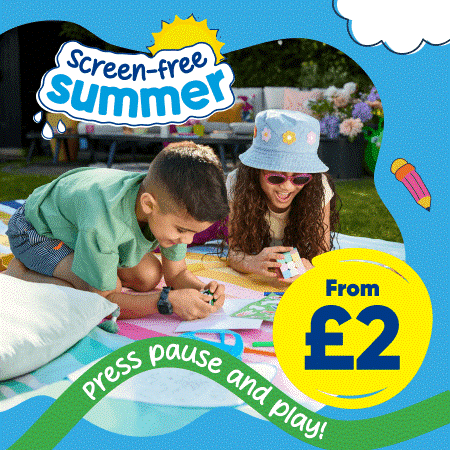 Enjoy a Screen-Free Summer with The Works